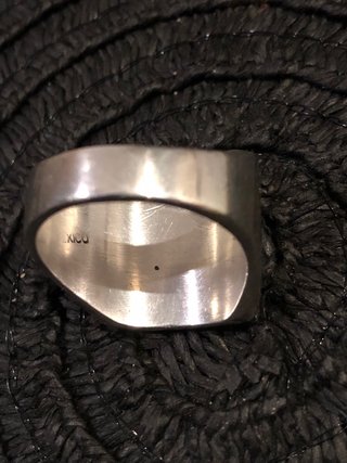 Anillo Sello Macizo Plata 925 de México
