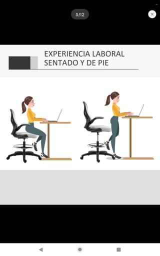 Silla de oficina ergonómica ajustable