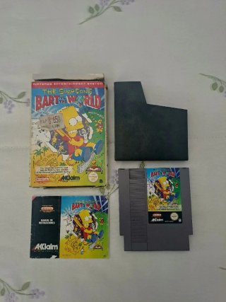 NES The Simpsons: Bart vs. the World