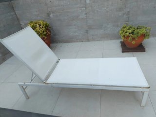 2 Hamacas Reclinables Blancas