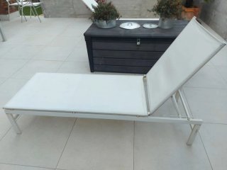 2 Hamacas Reclinables Blancas