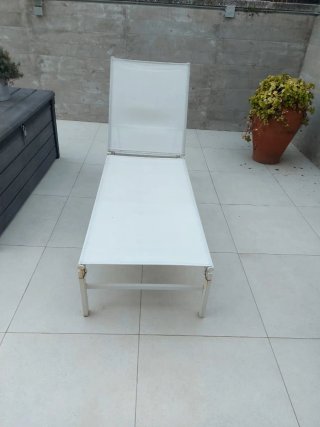 2 Hamacas Reclinables Blancas