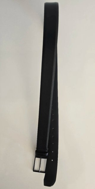 Cintura Hugo Boss pelle nera taglia 52