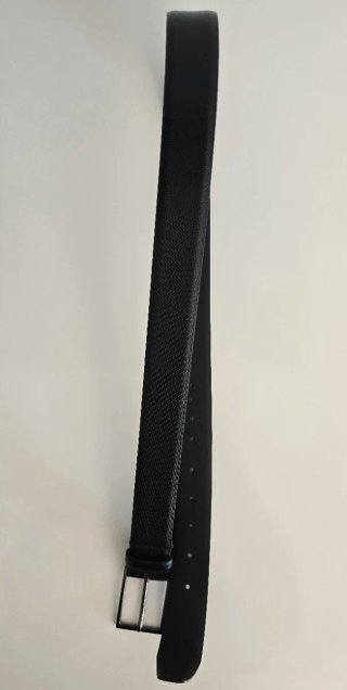 Cintura Hugo Boss pelle nera taglia 52