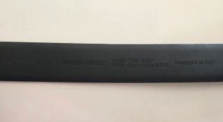 Cintura Hugo Boss pelle nera taglia 52
