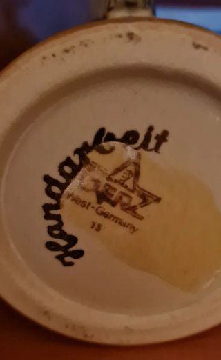 Jarra de cerveza Gerz (West Germany)