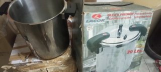 Olla a presión Lacor 20L Inox profesional