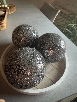 Bolas decorativas mosaico cristal