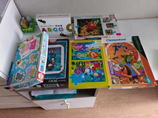 Lote Puzzles Infantiles Disney, Peppa Pig, Zootróp