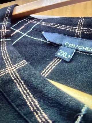 Sobrecamisa Couchel Cuadros Talla 2XL+