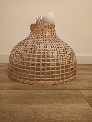 Lámpara de techo Ikea bambú