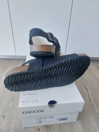 T42 Sandalias Geox Nuevas Piel