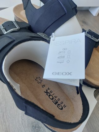 T42 Sandalias Geox Nuevas Piel