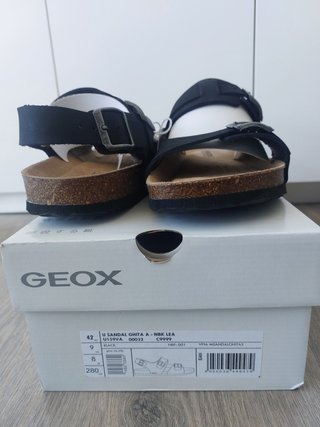 T42 Sandalias Geox Nuevas Piel