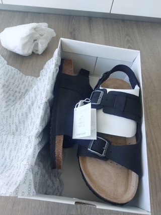 T42 Sandalias Geox Nuevas Piel