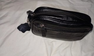 Bolso de mano hombre negro