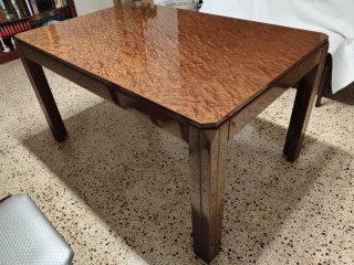 Mesa comedor de madera raíz