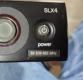 Micrófono Inalámbrico Shure SLX4