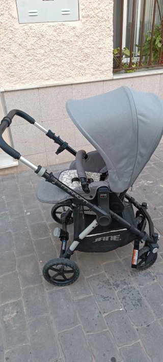 Carrito Jane Minnum 3 piezas gris