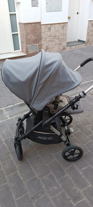 Carrito Jane Minnum 3 piezas gris