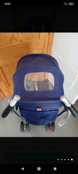 Carrito McLaren Techno XT Azul