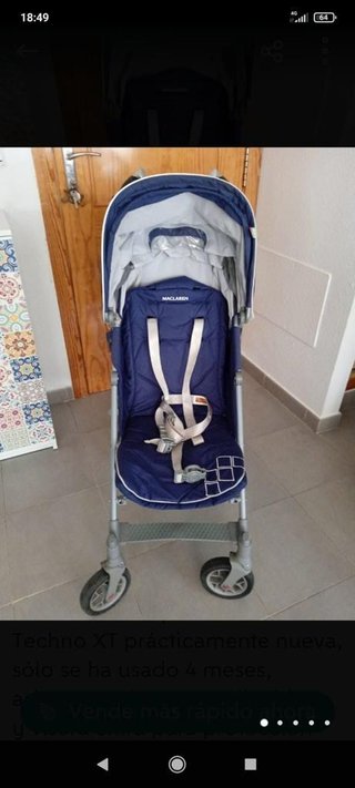 Carrito McLaren Techno XT Azul