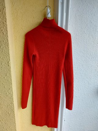 2 Vestidos de punto cuello alto