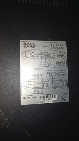 Subwoofer MTX Audio, Boss phantom 3700W, Beyma 10'