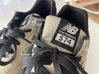 Zapatillas New Balance 574 Gris Plata T.40