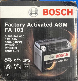Batería Bosch FA103 AGM 12V 9Ah