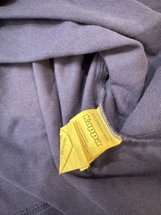Polo Kappa Manica Lunga Blu Taglia L