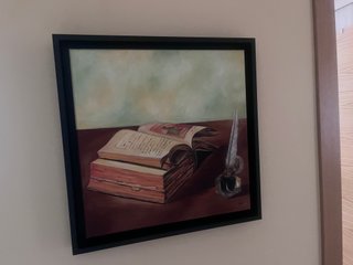 Óleo sobre lienzo enmarcado