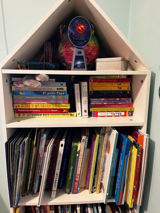 Estantería infantil casa con cajón