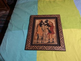 Cuadros africanos enmarcados