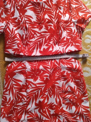 Vestido Estampado Hojas nuevo sin etiquetas