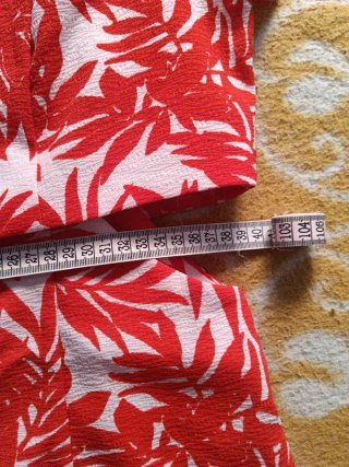 Vestido Estampado Hojas nuevo sin etiquetas