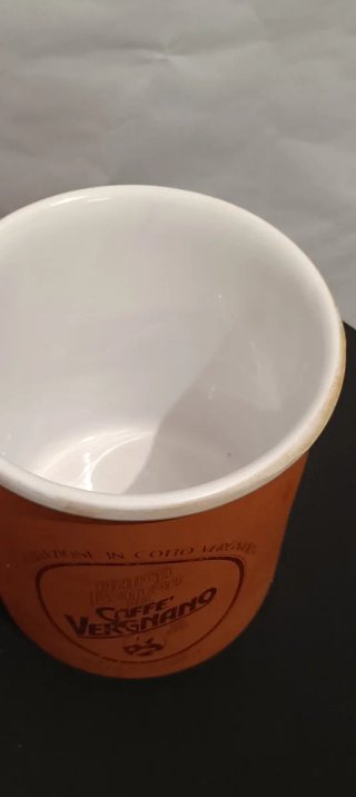 Contenitore Caffè Vergnano in Terracotta