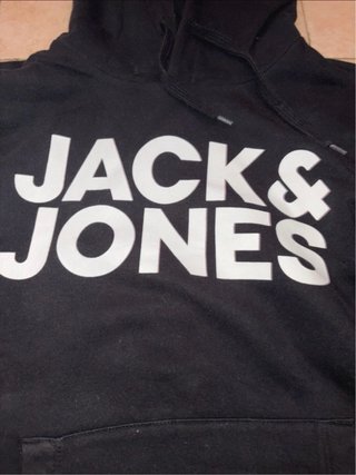 Sudadera Jack & Jones Negra con Capucha