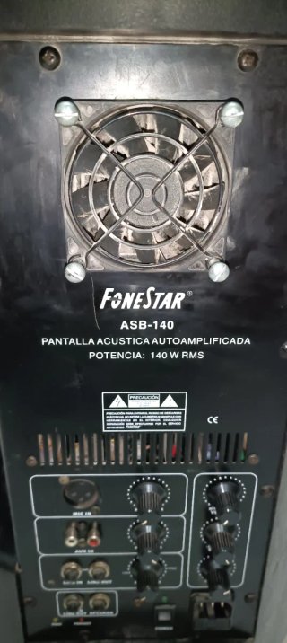Altavoz Fonestar Autoamplificado Negro