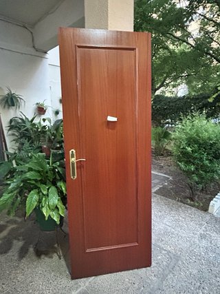 Puertas de paso madera con cristal