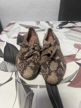Zapatos planos serpiente