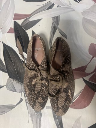Zapatos planos serpiente