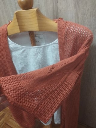 Chaqueta punto calada AMICHI