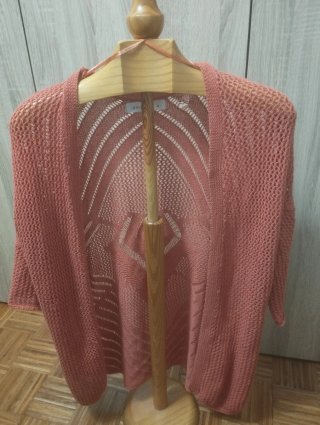 Chaqueta punto calada AMICHI