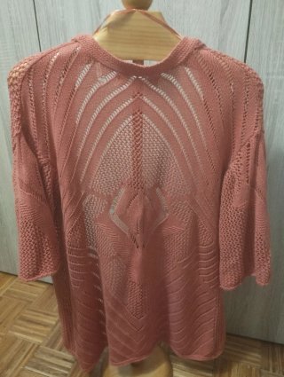 Chaqueta punto calada AMICHI