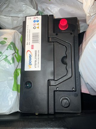Batería coche VTPower EFB 70Ah 680A