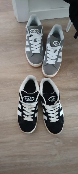 Adidas Bambas Negras y Grises