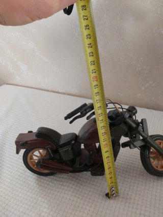 Modellino Moto Custom in Legno  Artigianato.