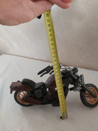 Modellino Moto Custom in Legno  Artigianato.
