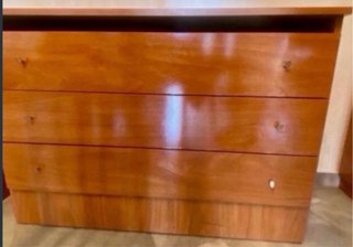 Cómoda y Mesitas de Noche Madera